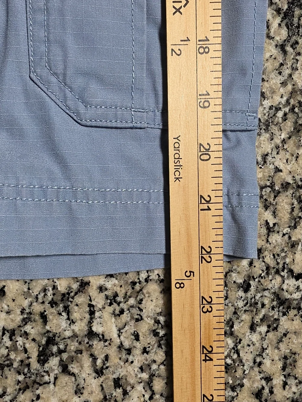The North Face Light Blue Cargo Shorts